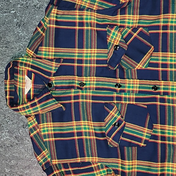 Made in USA. FROSTPROOF. 💯 Cotton. Flannel button-up. Bright colors. 16.5 - Picture 7 of 16